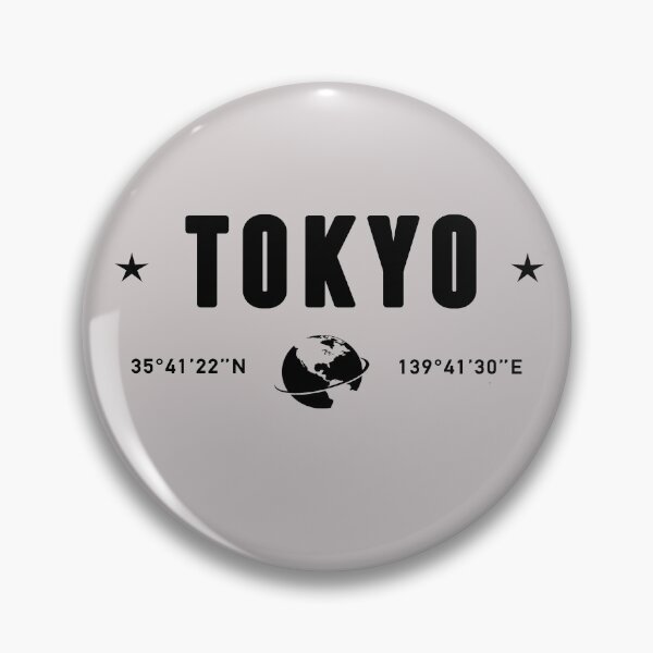 Item preview, Tokyo Japan Coordinates Globe Typography designed and sold by capricedefille.