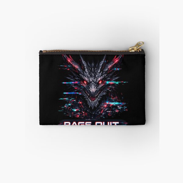 Item preview, RAGE QUIT Glitch Dragon Cyberpunk Neon Gamer Anime Streetwear Design designed and sold by OFFLINE FOREVER™ オフライン.