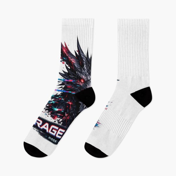 Item preview, RAGE QUIT Glitch Dragon Cyberpunk Neon Gamer Anime Streetwear Design designed and sold by OFFLINE FOREVER™ オフライン.