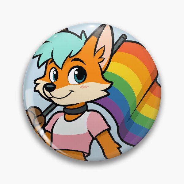 Artikelvorschau, Pelzige Femboy-Fuchs-Pride-Flagge März entworfen und verkauft von BlueBullBazaar.