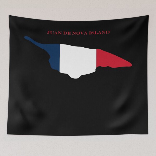 Item preview, Juan de Nova Island Map Flag Silhouette French Territories Travel Pride Gift designed and sold by NTGUILTY.