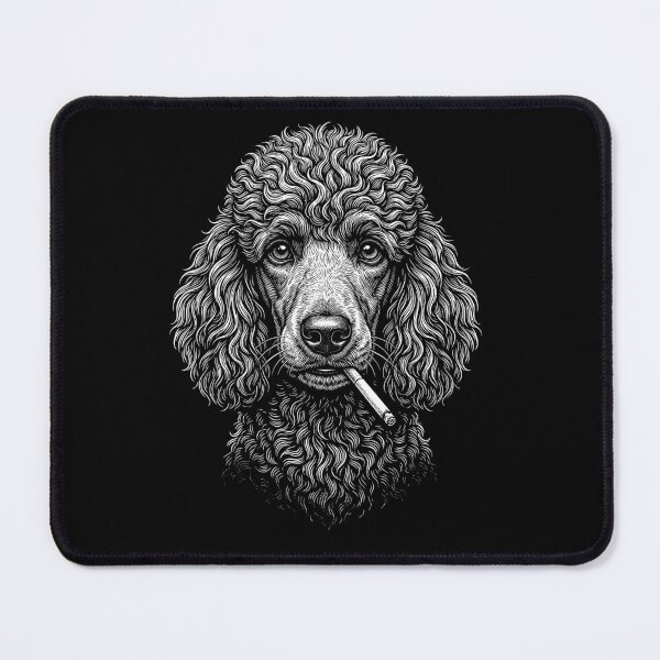 Item preview, Funny Poodle Smoking Meme Dog Owner designed and sold by DoodleTortle.