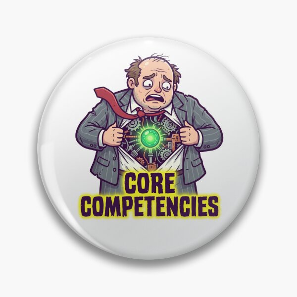 Item preview, Core Competencies | Corporate Brainrot Horror designed and sold by SignalStatic.