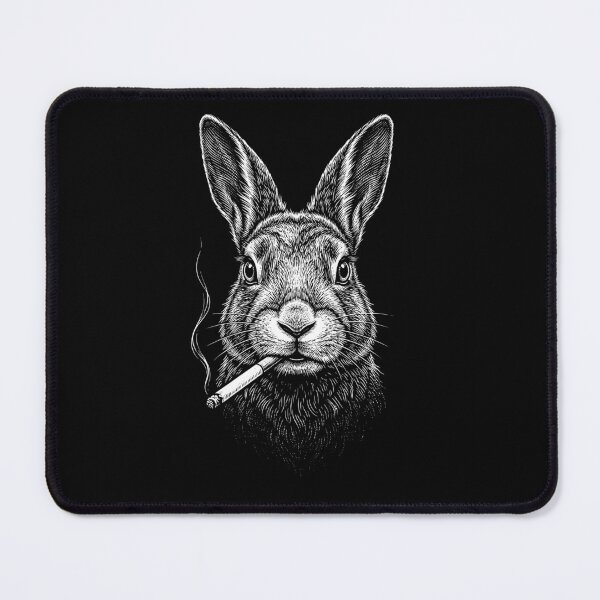 Item preview, Funny Rabbit Smoking Meme Animal Lover designed and sold by DoodleTortle.