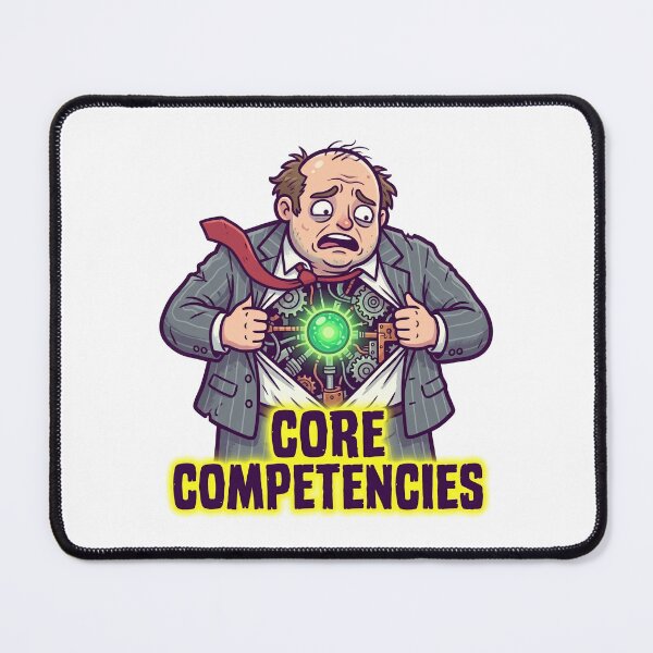 Item preview, Core Competencies | Corporate Brainrot Horror designed and sold by SignalStatic.