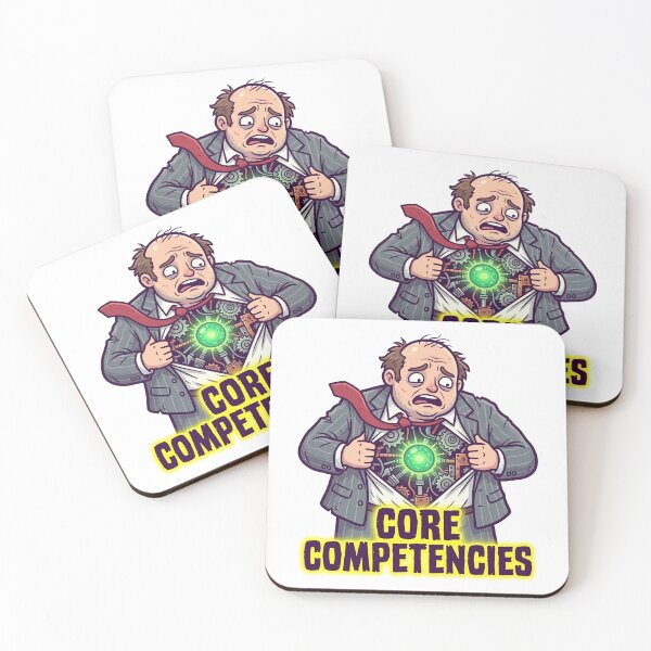 Item preview, Core Competencies | Corporate Brainrot Horror designed and sold by SignalStatic.