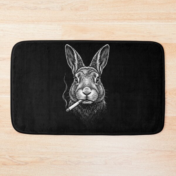 Item preview, Funny Rabbit Smoking Meme Animal Lover designed and sold by DoodleTortle.