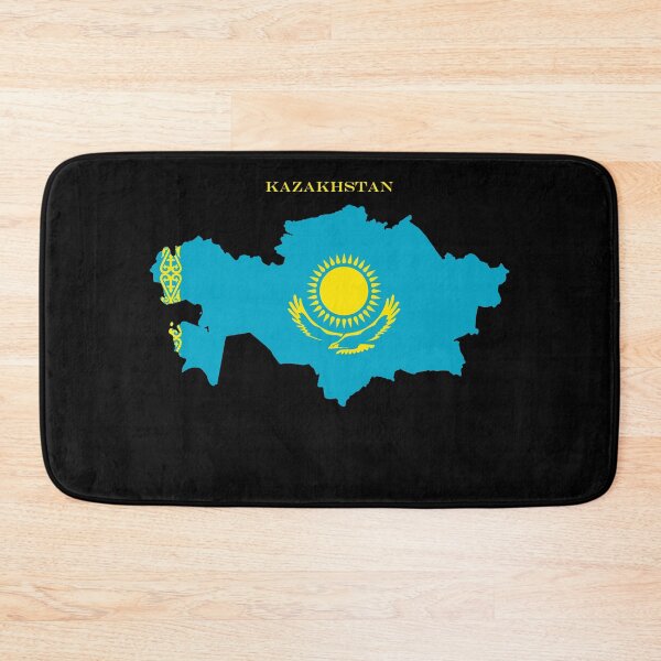 Item preview, Kazakhstan Map Flag Silhouette Central Asia Travel Pride Gift designed and sold by NTGUILTY.