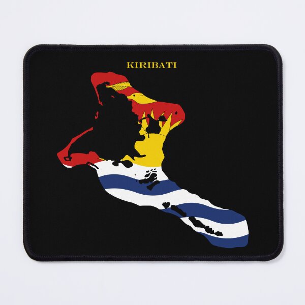 Item preview, Kiribati Map Flag Silhouette Oceania Travel Pride Gift designed and sold by NTGUILTY.