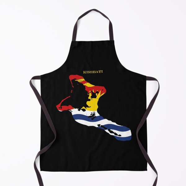 Item preview, Kiribati Map Flag Silhouette Oceania Travel Pride Gift designed and sold by NTGUILTY.