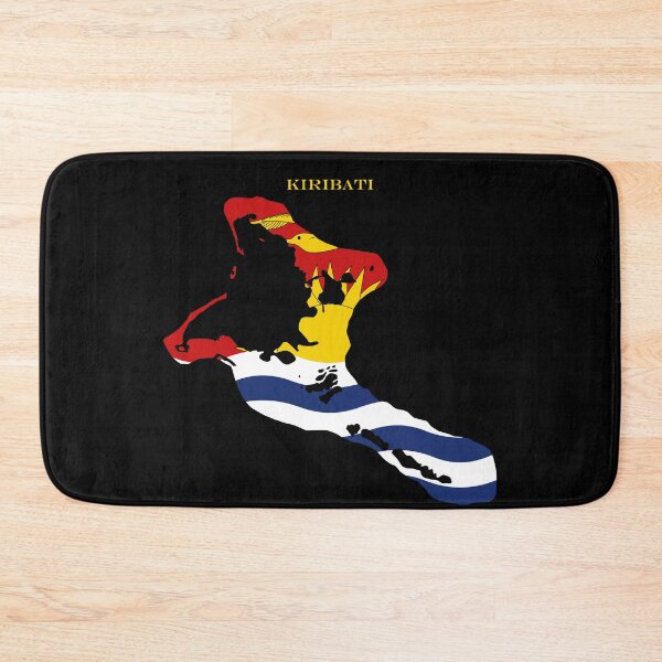 Item preview, Kiribati Map Flag Silhouette Oceania Travel Pride Gift designed and sold by NTGUILTY.