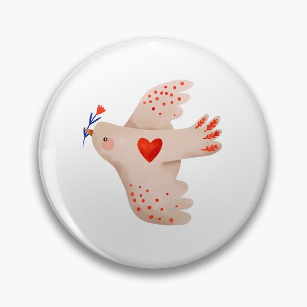 Item preview, Soaring Dove of Peace With Whole Heart Against War designed and sold by the-myro.