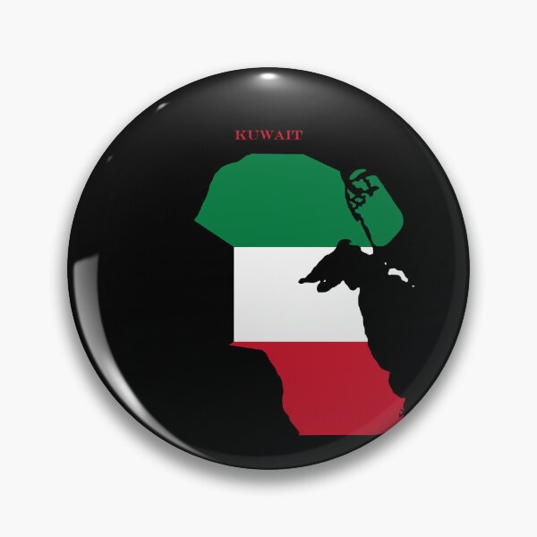 Item preview, Kuwait Map Flag Silhouette Middle East Travel Pride Gift designed and sold by NTGUILTY.