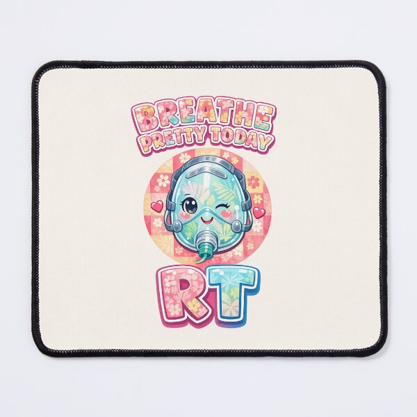 Item preview, Cute Oxygen Mask RT Motivational Kawaii Respiratory Therapist Floral Summer Aesthetic Design for Respiratory Care Week designed and sold by ClinicalHubs.
