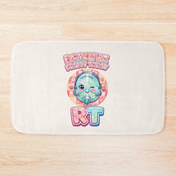 Item preview, Cute Oxygen Mask RT Motivational Kawaii Respiratory Therapist Floral Summer Aesthetic Design for Respiratory Care Week designed and sold by ClinicalHubs.