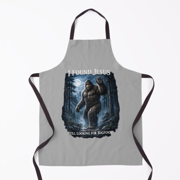 Item preview, I Found Jesus Still Looking Bigfoot Funny Christian designed and sold by ArleneRowe.