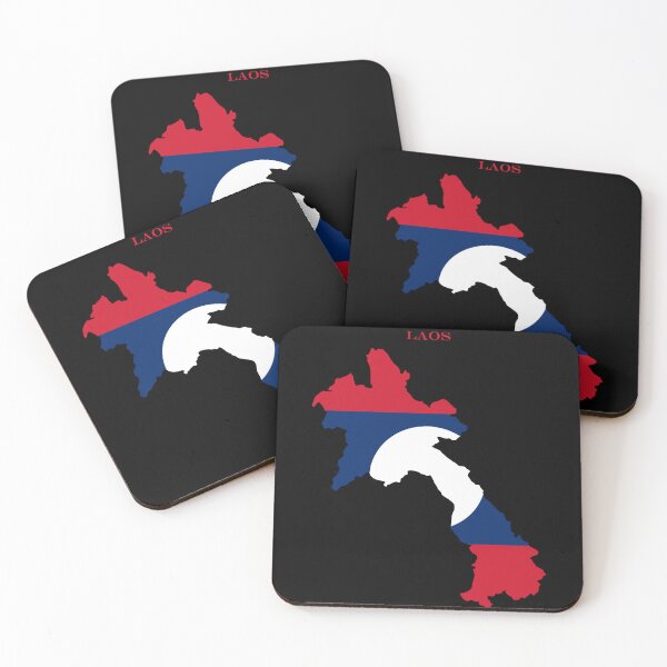 Item preview, Laos Map Flag Silhouette Asia Travel Pride Gift designed and sold by NTGUILTY.