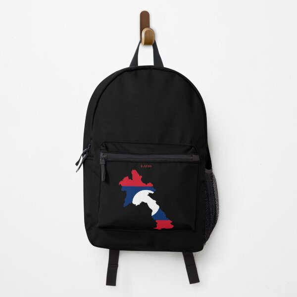 Item preview, Laos Map Flag Silhouette Asia Travel Pride Gift designed and sold by NTGUILTY.