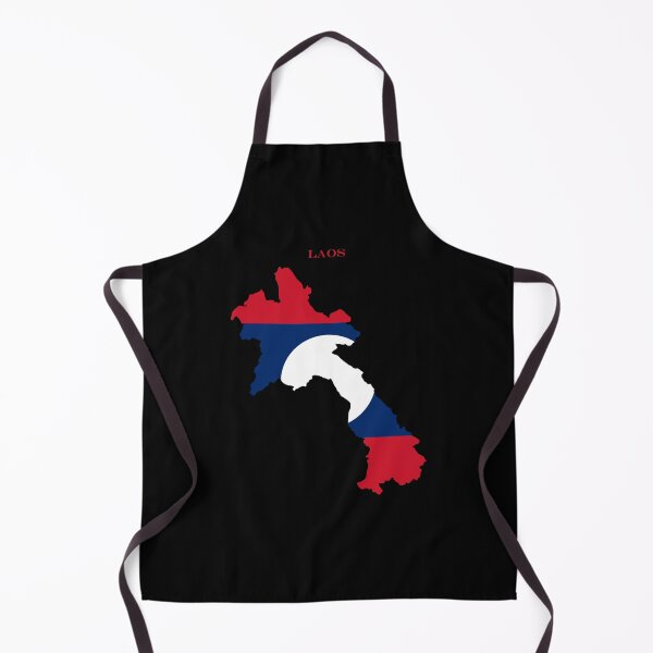 Item preview, Laos Map Flag Silhouette Asia Travel Pride Gift designed and sold by NTGUILTY.