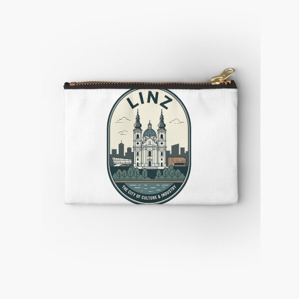 Item preview, Vintage Linz Austria Travel Badge Skyline designed and sold by k3rstman1.