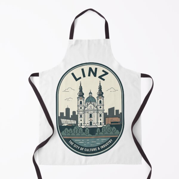 Item preview, Vintage Linz Austria Travel Badge Skyline designed and sold by k3rstman1.