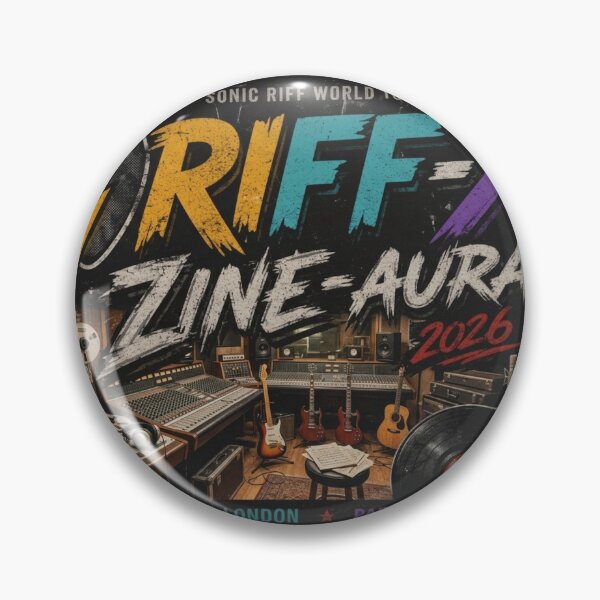 Item preview, RIFF-X ZINE-AURA 2026 Vintage Rock Studio Graphic designed and sold by shikuldo7.