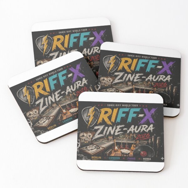 Item preview, RIFF-X ZINE-AURA 2026 Vintage Rock Studio Graphic designed and sold by shikuldo7.