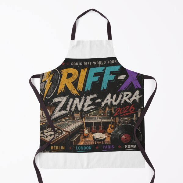 Item preview, RIFF-X ZINE-AURA 2026 Vintage Rock Studio Graphic designed and sold by shikuldo7.
