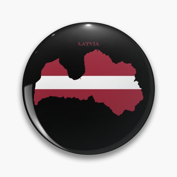 Item preview, Latvia Map Flag Silhouette Europe Travel Pride Gift designed and sold by NTGUILTY.