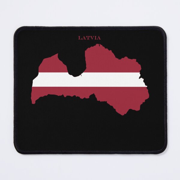 Item preview, Latvia Map Flag Silhouette Europe Travel Pride Gift designed and sold by NTGUILTY.