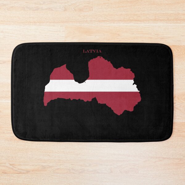 Item preview, Latvia Map Flag Silhouette Europe Travel Pride Gift designed and sold by NTGUILTY.