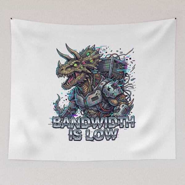 Item preview, Bandwidth is Low | Corporate Brainrot Horror designed and sold by SignalStatic.