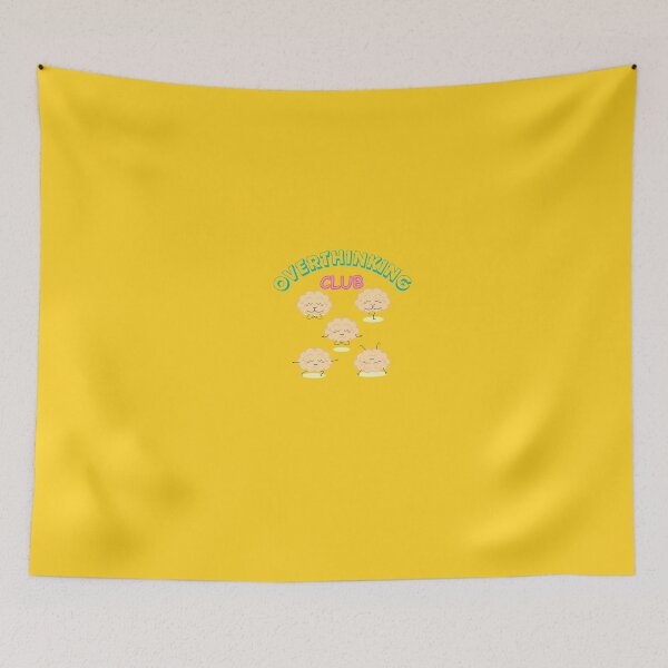 Item preview, Overthinking Club Funny Brain Anxiety Humor Graphic Gift designed and sold by designcolossal.