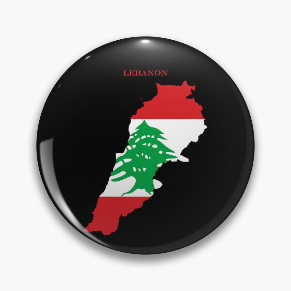 Item preview, Lebanon Map Flag Silhouette Middle East Travel Pride Gift designed and sold by NTGUILTY.
