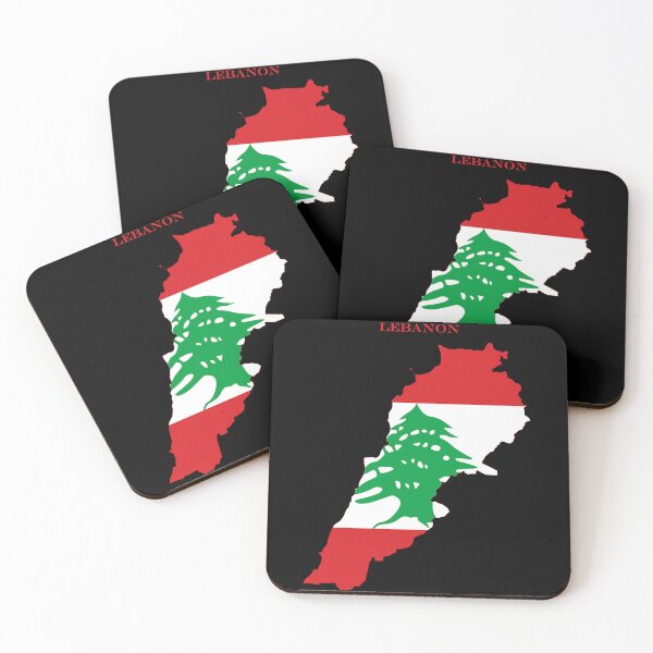 Item preview, Lebanon Map Flag Silhouette Middle East Travel Pride Gift designed and sold by NTGUILTY.