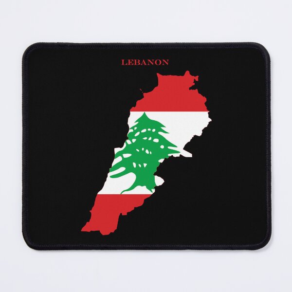 Item preview, Lebanon Map Flag Silhouette Middle East Travel Pride Gift designed and sold by NTGUILTY.