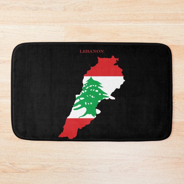 Item preview, Lebanon Map Flag Silhouette Middle East Travel Pride Gift designed and sold by NTGUILTY.