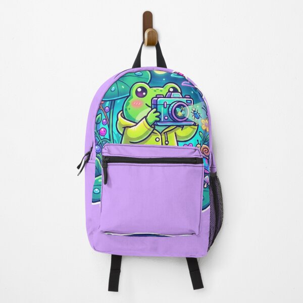 Item preview, Nature Photographer Frog – Cute Adventure Cartoon Forest Aesthetic Neon designed and sold by ArtsyExplorer.