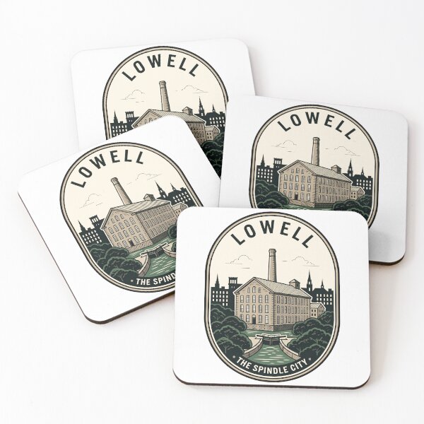 Item preview, Lowell Massachusetts Spindle City Vintage Industrial Mill designed and sold by k3rstman1.