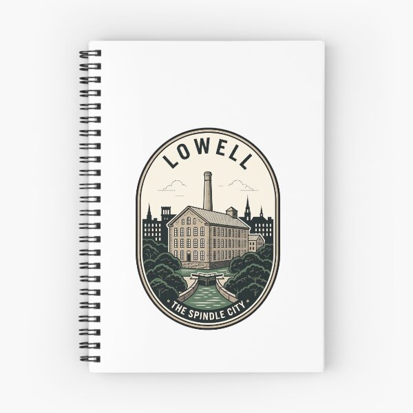 Item preview, Lowell Massachusetts Spindle City Vintage Industrial Mill designed and sold by k3rstman1.