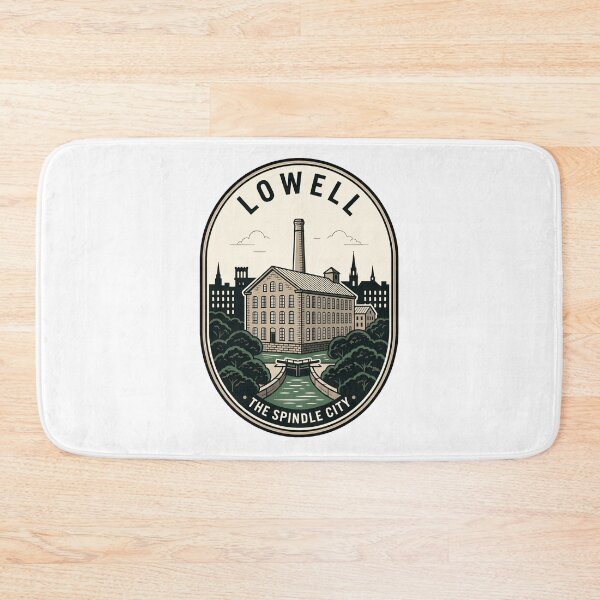 Item preview, Lowell Massachusetts Spindle City Vintage Industrial Mill designed and sold by k3rstman1.