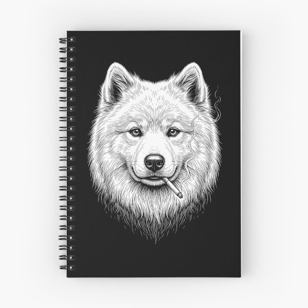 Item preview, Funny Samoyed Smoking Meme Dog Owner designed and sold by DoodleTortle.