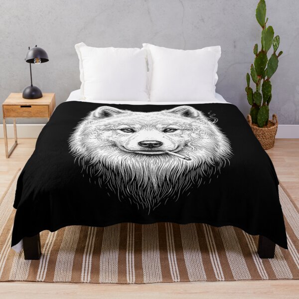 Item preview, Funny Samoyed Smoking Meme Dog Owner designed and sold by DoodleTortle.