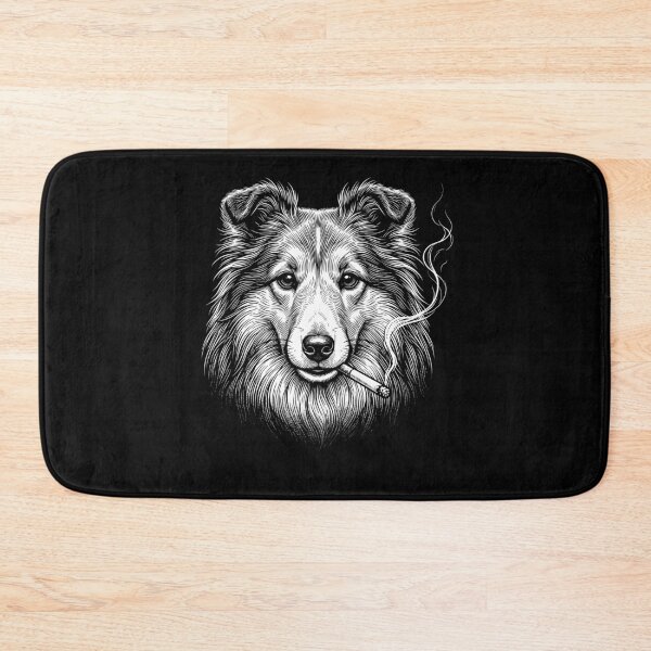 Item preview, Funny Shetland Sheepdog Smoking Meme Dog Owner designed and sold by DoodleTortle.