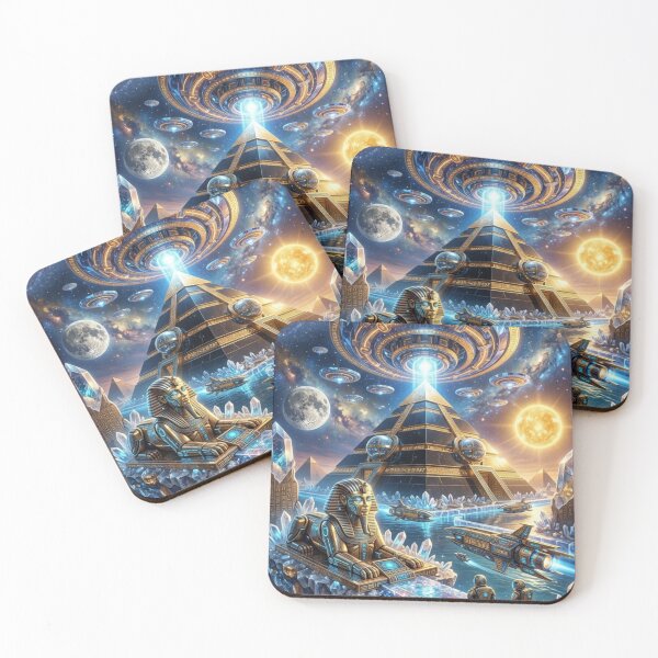Item preview, Ultimate Ancient Egyptian Gods, Pyramids, Cyberpunk & Intergalactic Sci-Fi Cosmic Art Collection designed and sold by Queen Cleopatra.