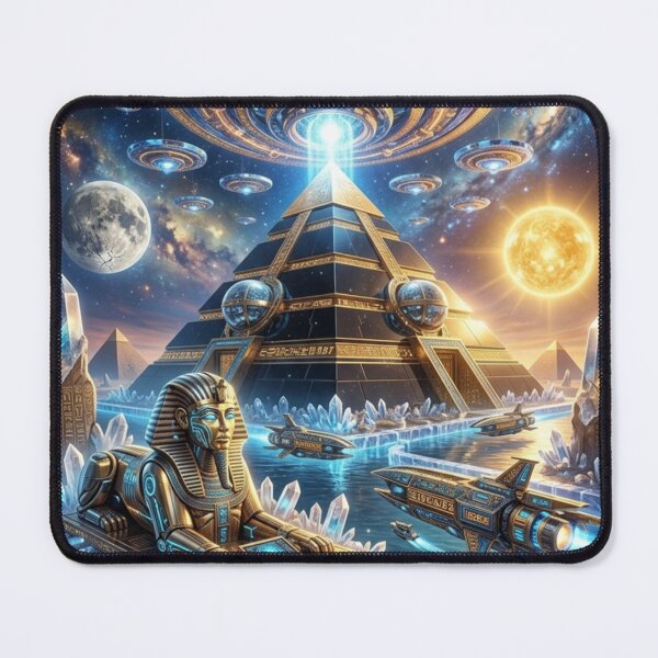 Item preview, Ultimate Ancient Egyptian Gods, Pyramids, Cyberpunk & Intergalactic Sci-Fi Cosmic Art Collection designed and sold by Queen Cleopatra.