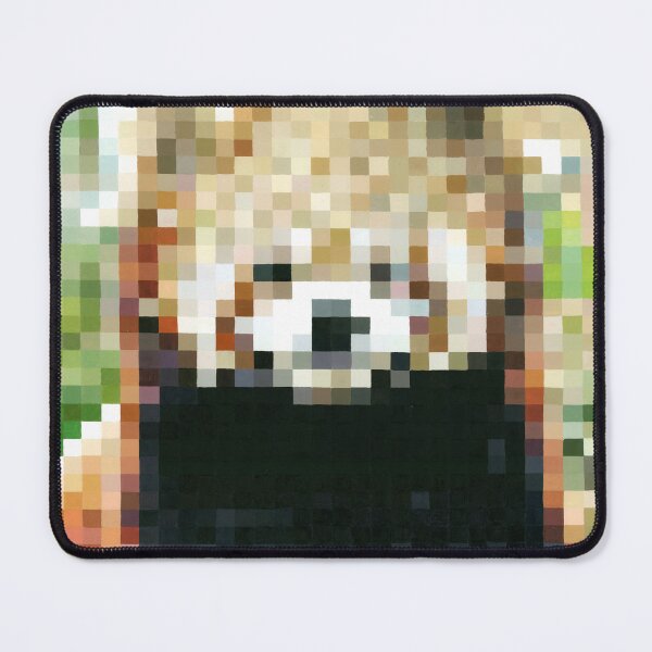 Item preview, Pixelated Red Bear Painting designed and sold by AlleAtelier.