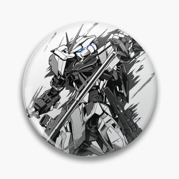 Item preview, astray gundam red frame vector ink  gundam seed illustration digital hand draw black white designed and sold by sabartgunpla.