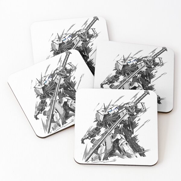 Item preview, astray gundam red frame vector ink  gundam seed illustration digital hand draw black white designed and sold by sabartgunpla.