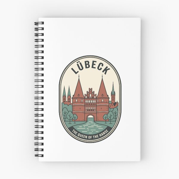 Item preview, Lübeck Germany Holstentor Vintage Travel Emblem designed and sold by k3rstman1.